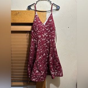 Formal Red Lace Dress